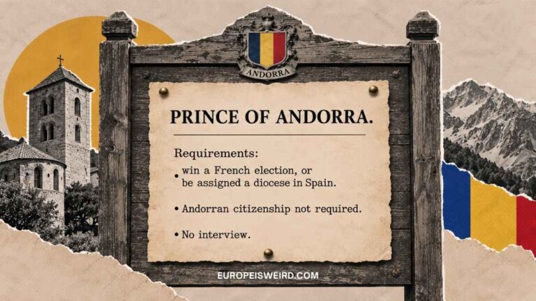 Prince of andorra job requirements no andorran citizenship