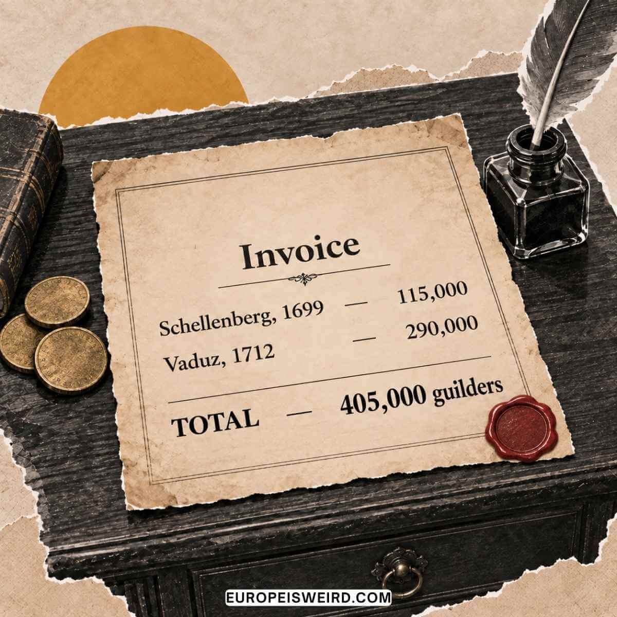 invoice for schellenberg and vaduz
