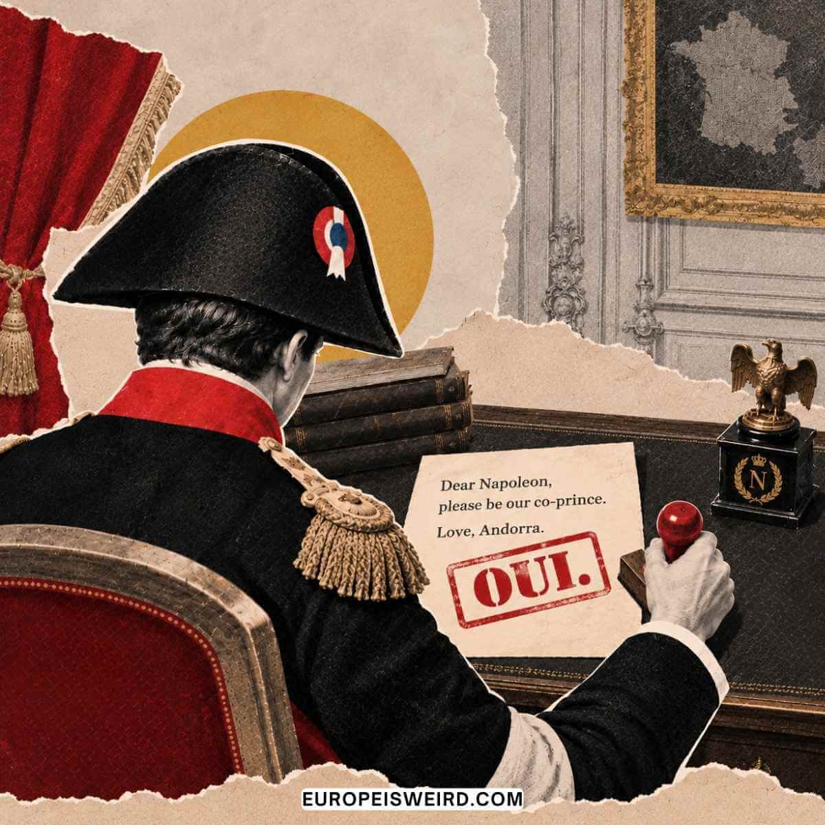napoleon approving andorra request to be co-prince in 1806